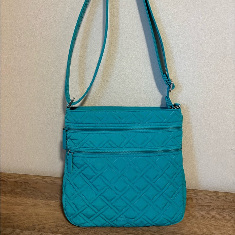 Vera Bradley Blue/Turquoise Quilted Crossbody Bag